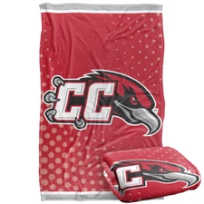 Casper College Logo Dots Silky Touch Super Soft Throw Blanket
