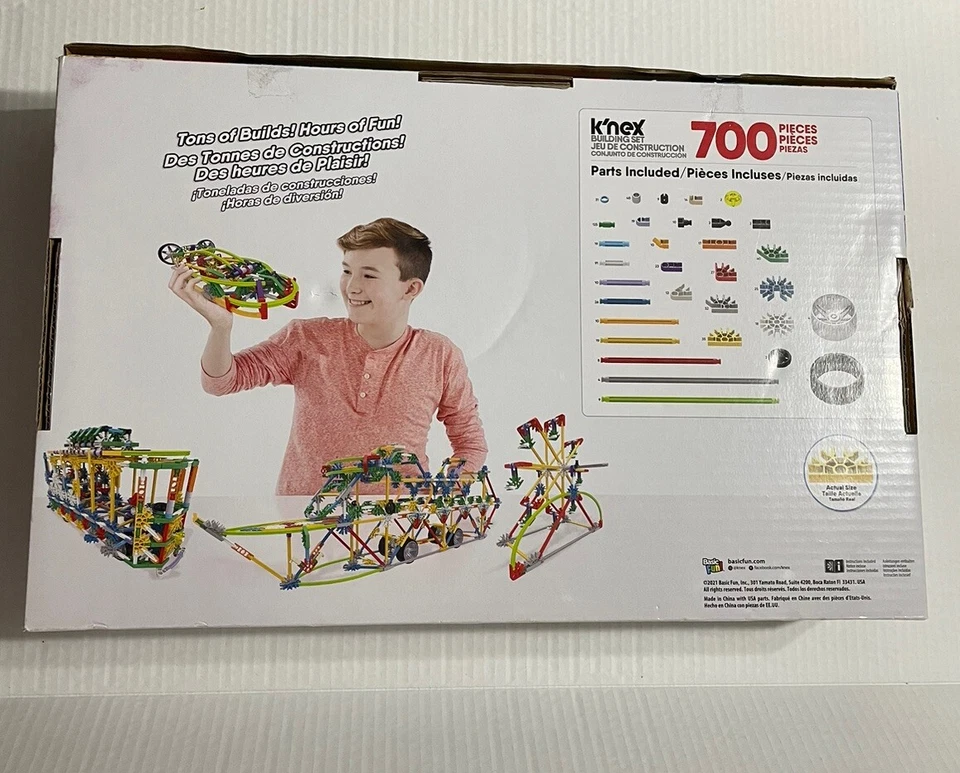 KNEX 80209 Mega Models 3D Educational Toy 700 Pieces 40 Builds  - Image 2 of 4