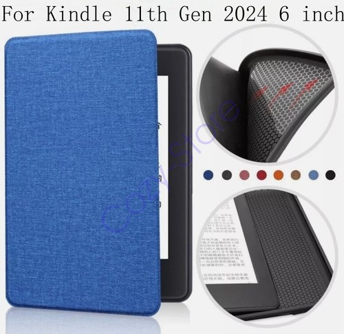 For Amazon Kindle 11th Gen 2024 2022 Smart Cover Magnetic Flip Book Case Stand - Picture 12 of 26