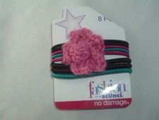 SCUNCI 6 PIECE ELASTIC PONYTAIL HOLDERS HAIR ACCESSORY