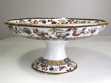 Spode Copeland compote 2/2197 w/ copper luster antique English earthenware 1881