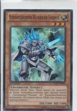 Yugioh Sternzeichen-Kundler Leonis Super Rare 1. Auflage Good! HA07-DE043