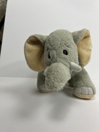 Ganz Webkinz HM167 Velvety Elephant Plush Gray Stuffed Animal Tusks Soft no code - Picture 4 of 5