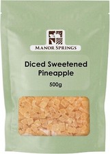 Diced Pineapple Sweetened 500g by Manor Springs 19.98 per kilo