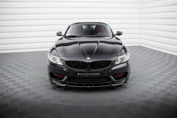 Front Ansatz FüR BMW Z4 M-Paket E89 Facelift Schwarz Spoilerlippe Spoilerschwert-image