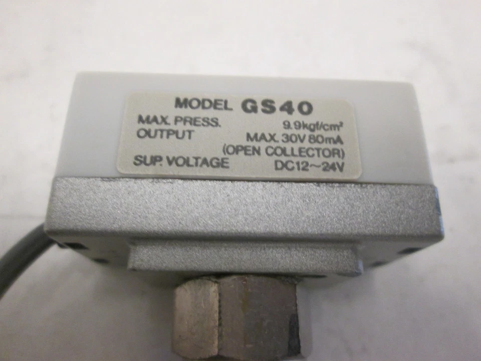 SMC, Digital Pressure Sensor, GS40, 9.9kgf/cm2, 30V, 80mA, Used - Image 4 of 4