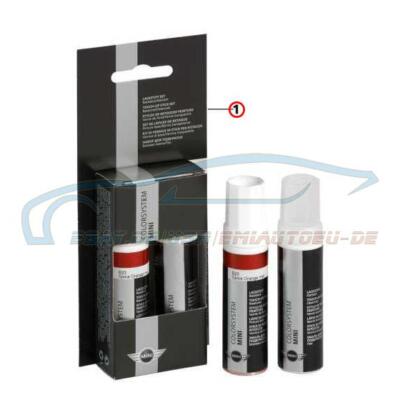 Original Mini 51912360650 - Lackstift Set Absolute Black met. 2X12ML B11