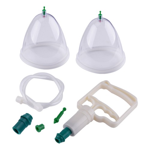 Dual Breast Nipple Suction Cup Pump Manual Suck Massage Breast