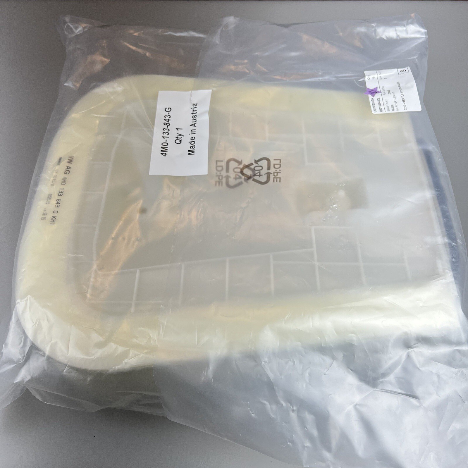 4M0133843G Bentley Bentayga 2017-2020 Engine Air Filter Element Genuine OEM