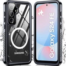For Samsung Galaxy S24 FE Case Waterproof Shockproof Cover with Screen Protector