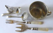 Antique/Vintage EPNS Silver Plate Collection of Table Wares c.1850-1937