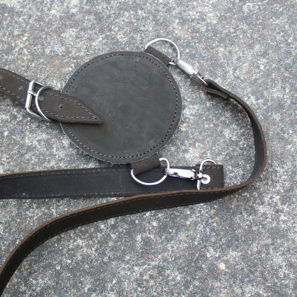 New Traditional Genuine Leather Archery Back Arrow Quiver Hunting Pouch Belt Bag - image 3 of 4