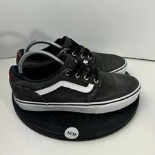 Vans Chapman Mens Size 8.5 Gray Denim Sneakers