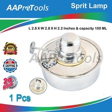 Spirit Burner Lamp Round GLASS Alcohol Burner Methylated CHEMISTRY LABORATORY 