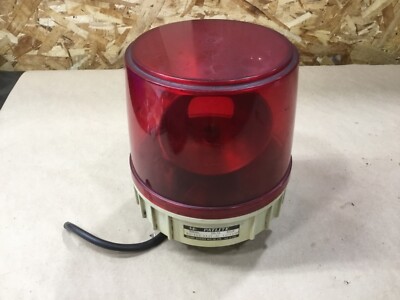 Patlite RG-115 Revolving Red Warning Light Beacon 115V #05C38PR4*AD