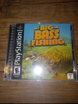 Big Bass Fishing (Sony PlayStation 1, 2002) PS1 Complete and Tested