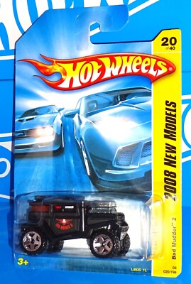 Hot Wheels 2008 New Models #20 Bad Mudder 2 Black w/ OR5SPs