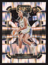 2024 WNBA Panini Select #4 Jaelyn Brown Flash Prizm