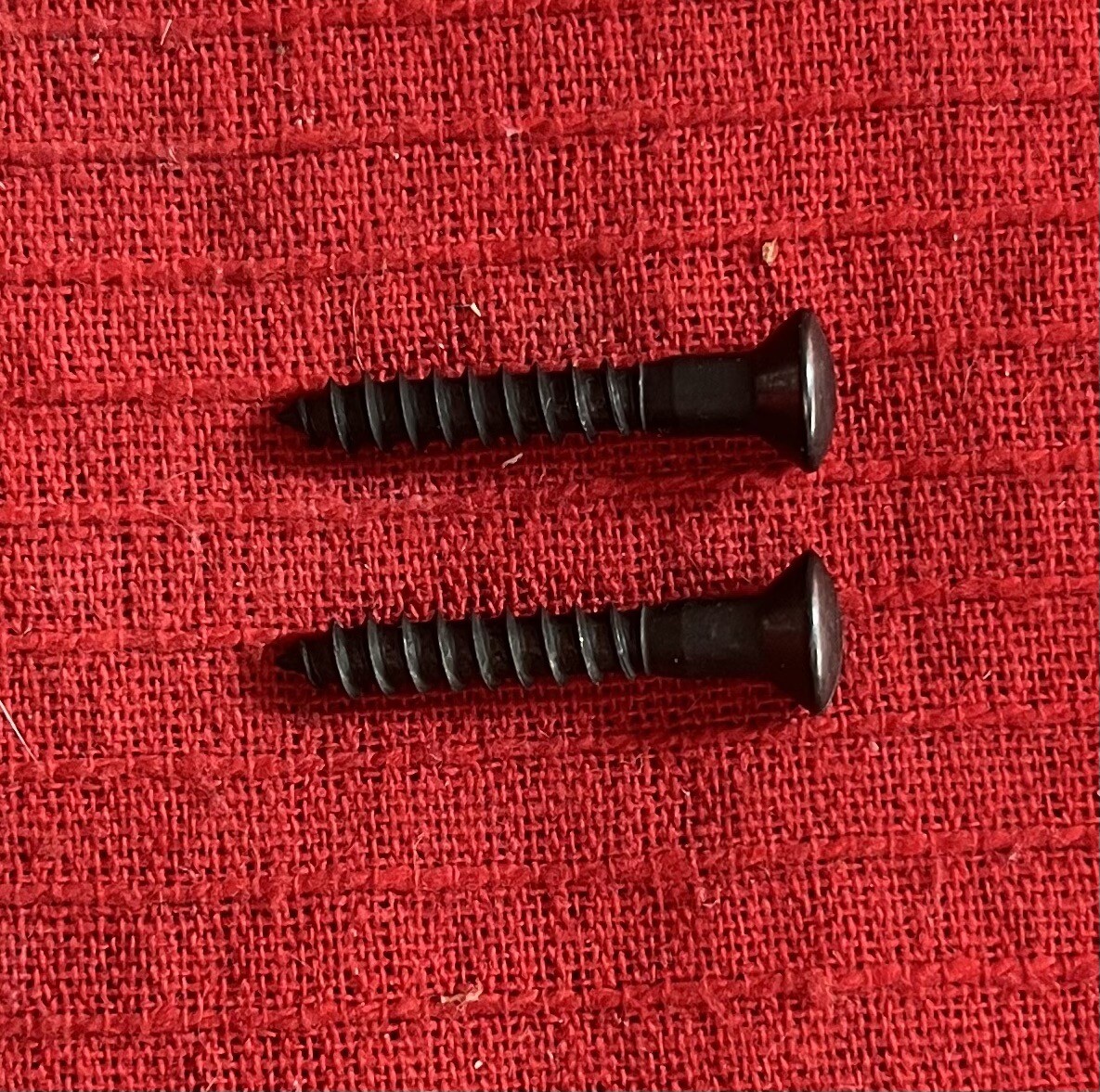 Butt Plate Wood Screw Set - #10 x 1 & 1/4 inch - Set of 2