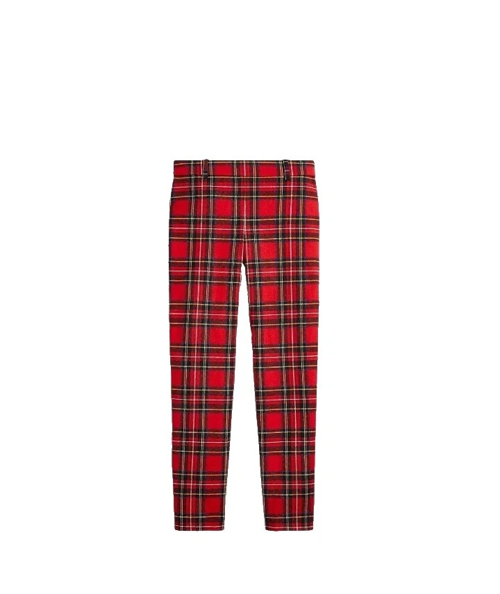 Pantalones de algodón a cuadros J.CREW para Mujeres