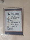 Patty Ann Creations #664 Cross Stitch Kit A GOOD FRIEND  New In Package — photo 1