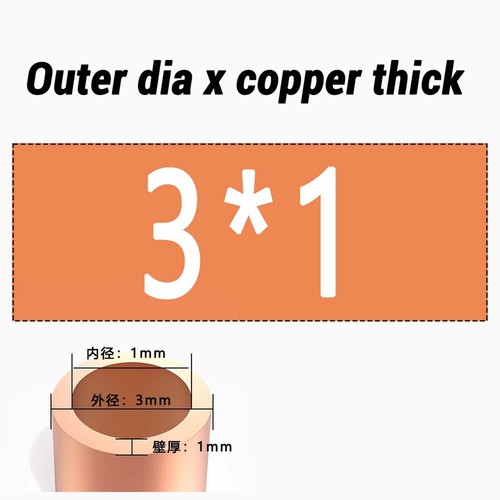Any Size Copper Tube 2mm- 1/4" - 12mm Inch Diameter Type K Soft Coil
