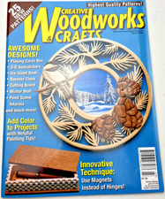 Scroll Saw Patterns Included Creative Woodworks  Crafts Issue 138- 2009- NEW