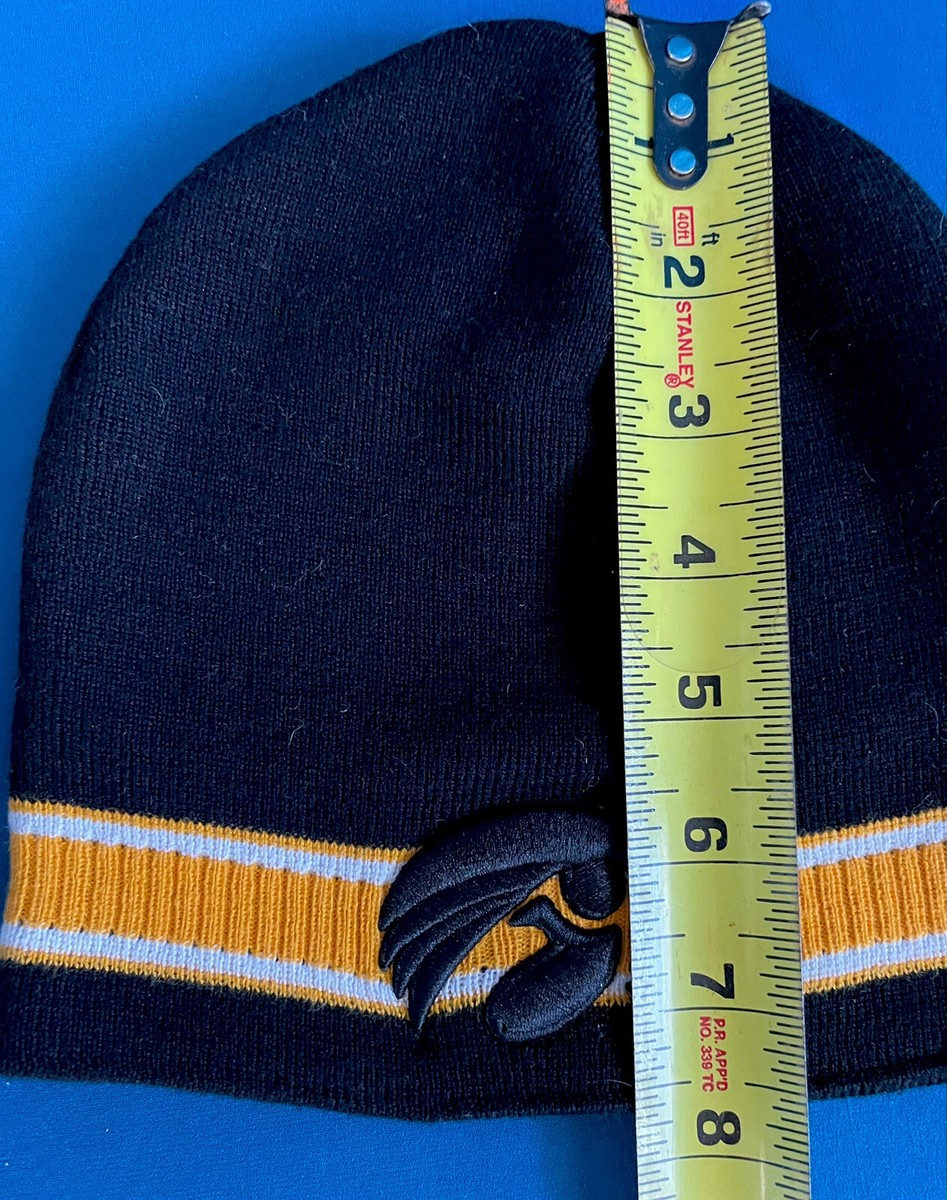 NCAA Iowa Hawkeyes Noir SPORTS Skully Hiver Cuffless Tricot Bonnet