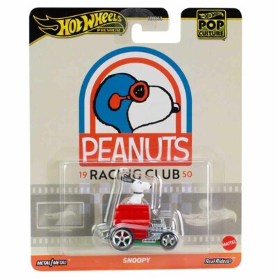 Hot Wheels Premium Pop Culture Snoopy Peanuts 1950 Racing Club Kid