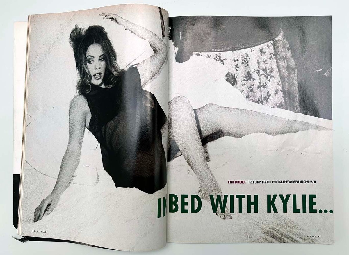 THE FACE MAGAZINE ☆ Kylie Minogue The Face Magazine 1991 - Kylie Minogue BRANDON LEE Steven