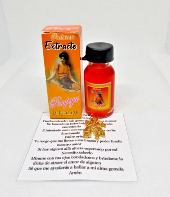 EXTRACTO POMPEYA CON FEROMONAS ATRAE BUENA SUERTE AMOR PROSPERIDAD ABUNDANCIA