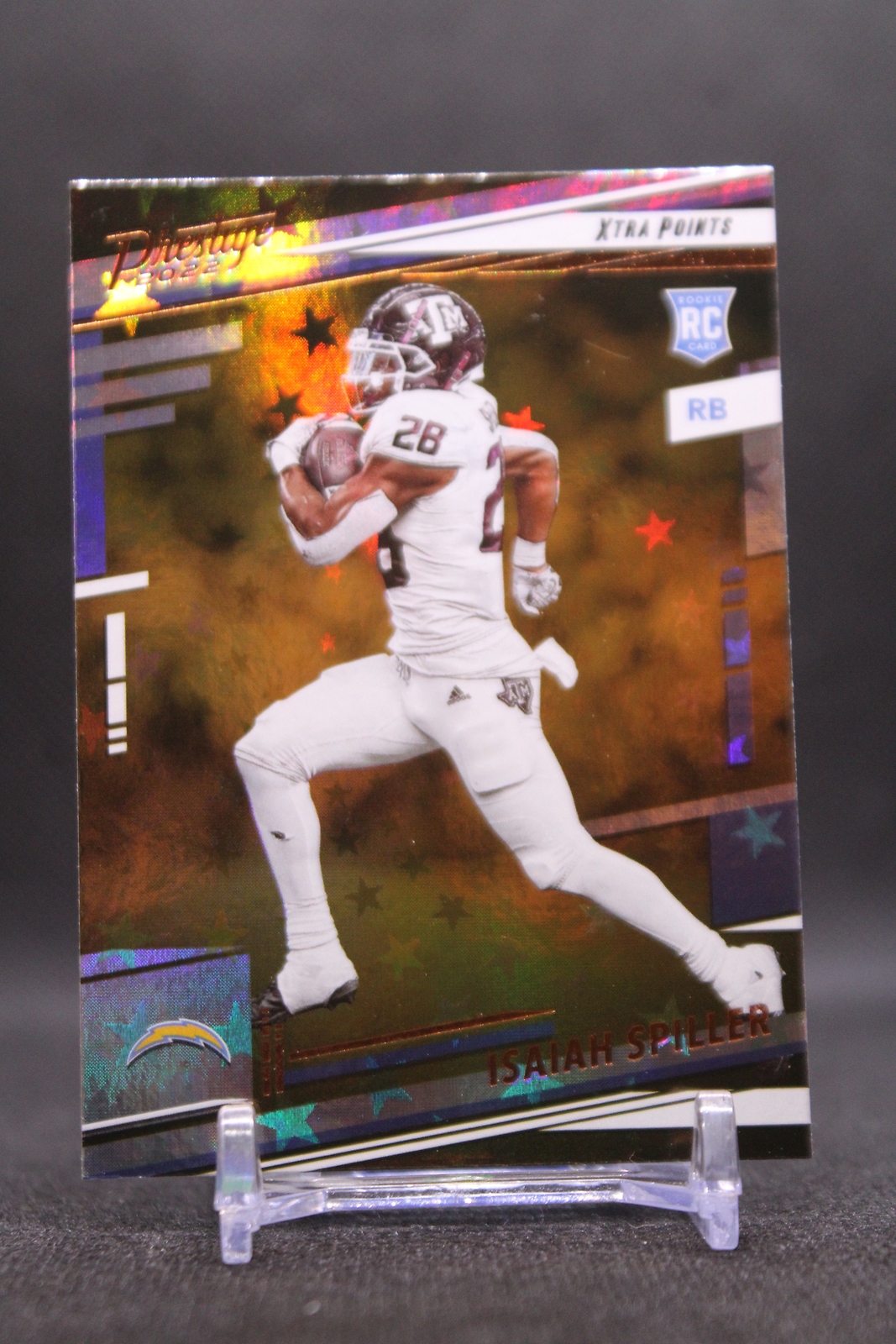 Isaiah Spiller Panini Prestige #318 Xtra Points Astral