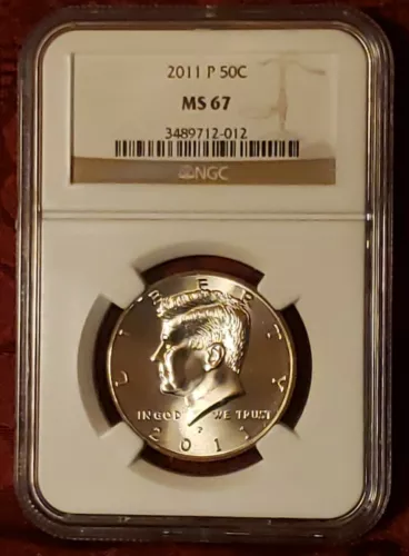 2011-P 50c Kennedy Half Dollar NGC MS 67