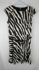 Michael Kors Fit & Flare Dress, Animal Print, Women's 8