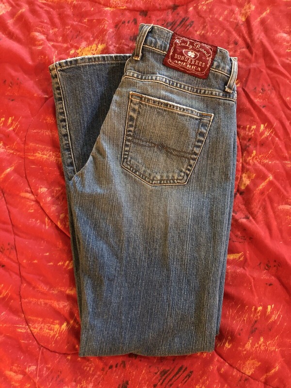 Women’s Lucky Brand Vintage Red Label Jeans Dungarees Mid Rise Size 29