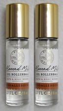 2 Bath Body Works ALMOND MILK Hypoallergenic Perfume Oil Rollerball