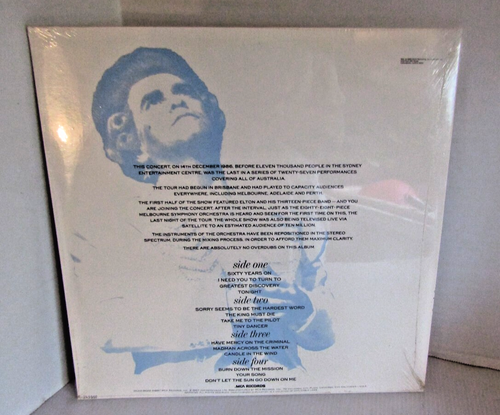 Elton John Live in Australia NEW SEALED vinyl 2 LP record set MCA 1987 - Imagen 2 de 3