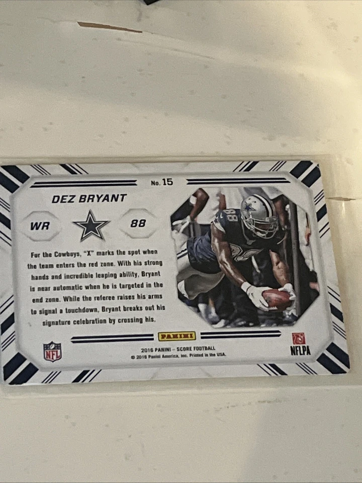 2016 Score - Chain Reaction #15 Dez Bryant - Image 2 of 2