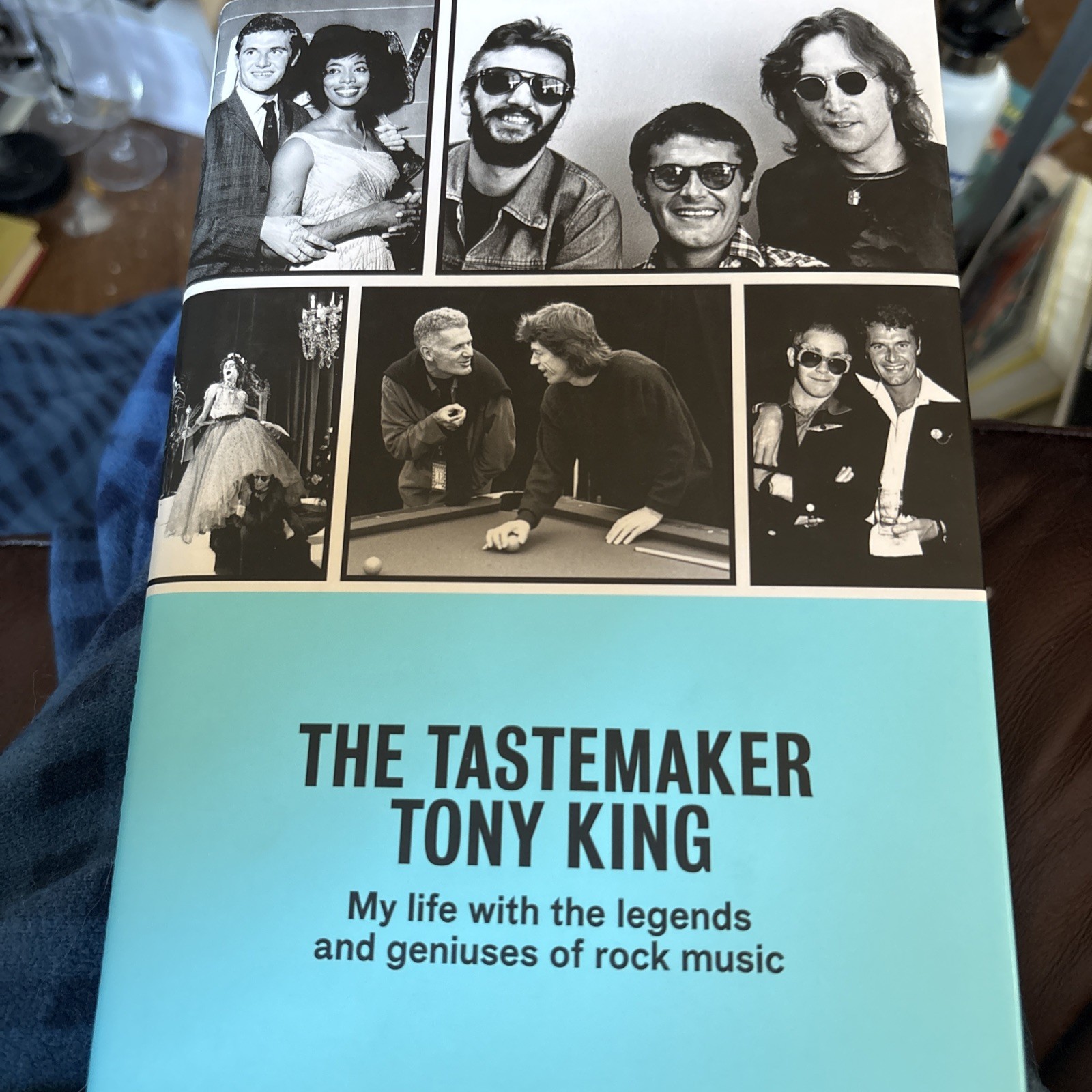 Tastemaker My Life with Legends and Geniuses of Rock Music HARDCOVER Tony King