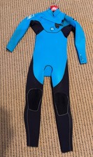 Quiksilver Blue/Black Full Length Surfing Wetsuit with Chest Zip steamer excel