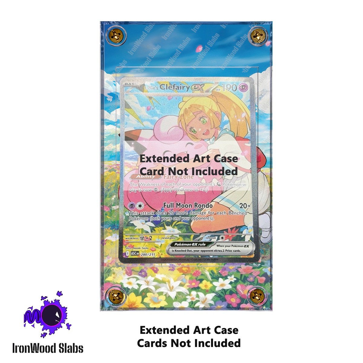 Lillie’s Clefairy ex 280/217 SIR Ascended Heroes | Extended Art Display Case