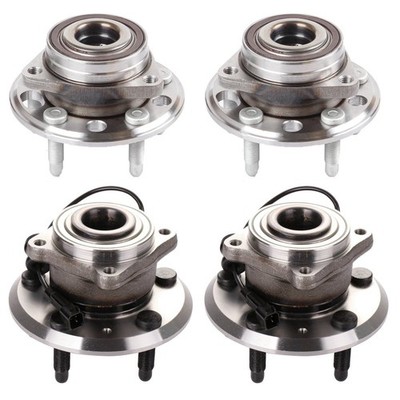 4Pcs Wheel Hub Bearings Front & Rear For Chevrolet Equinox GMC Terrain 2010-2017