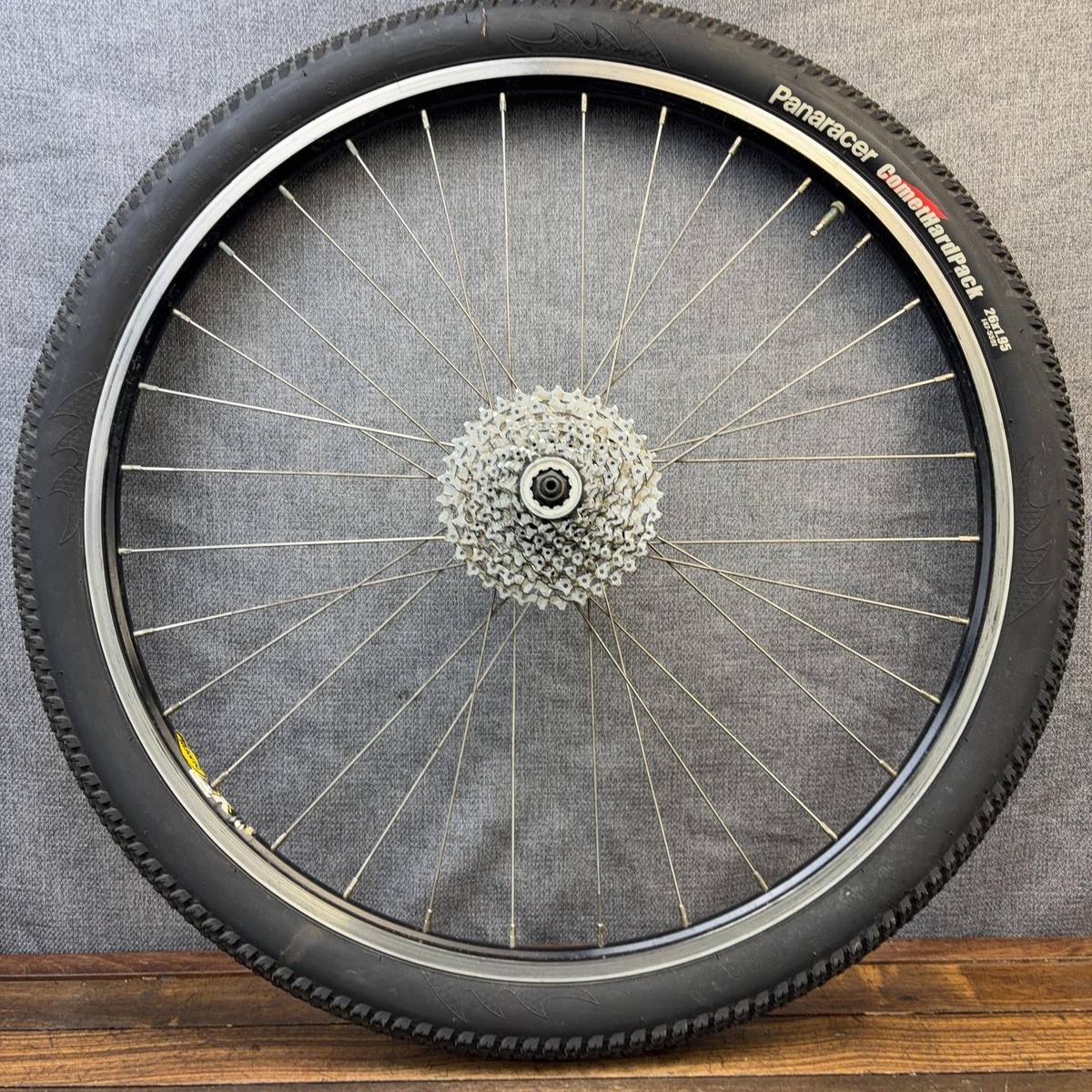 Vintage Mavic X221 26in Rear Wheel Shimano Deore LX 135mm Cassette