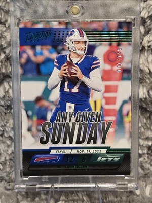 2024 Panini Prestige - Any Given Sunday Josh Allen #AGS-JAN Xtra Points Green 