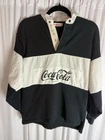 Vintage RARE 80-90’s Coca-Cola rugby polo shirt collectible size 2 small