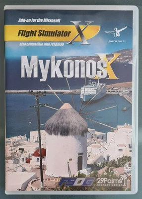 Aerosoft - Mykonos X - Flight simulator X FSX & Prepar3d PC DVD Add-on - Image 1 of 3