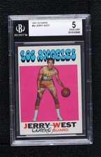 1971-72 Topps Jerry West #50 BGS 5 HOF 3hd