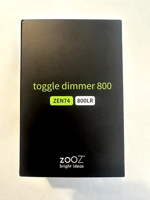 Zooz 800 Series Z-Wave Long Range Toggle Dimmer ZEN74, White | Direct 3-Way