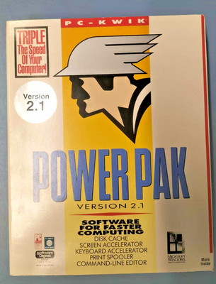 Vintage PC - KWIK Power Pak Version 2.1 für MS Windows 3.0 & Dos 5 5,25'' & 3,5''