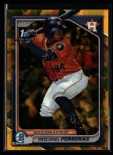 Pascanel Ferreras 2024 Bowman Chrome Sapphire #BCP-240 Prospects Gold #/50